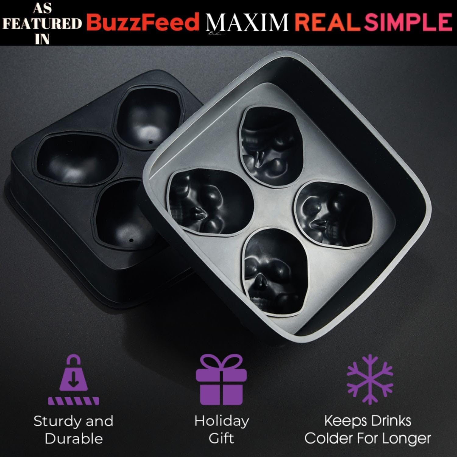 3D Skull Ice Cube Mold - Image 10