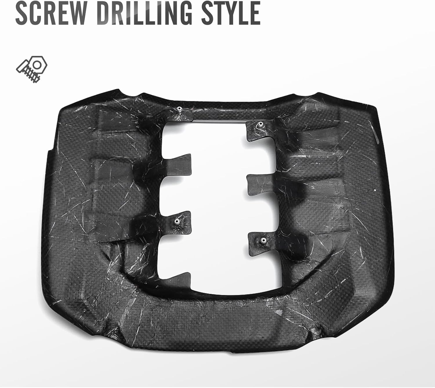 Genuine Carbon Fiber Engine Cover for Mustang GT Dark Horse S650 Convertible 2024+,Engine Bay Air Intake Fliter Panel