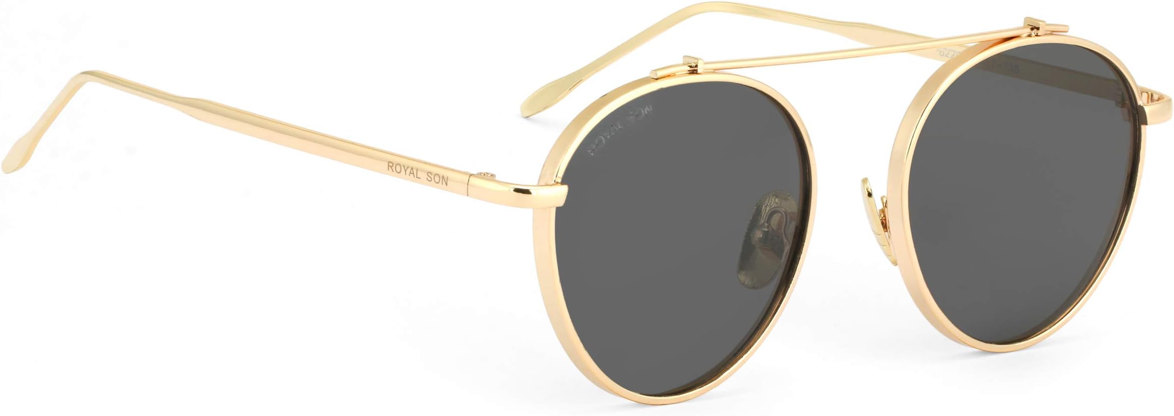 Royal Son Classic Retro Casual Round Men Women Sunglasses 100% UV Eye Protection