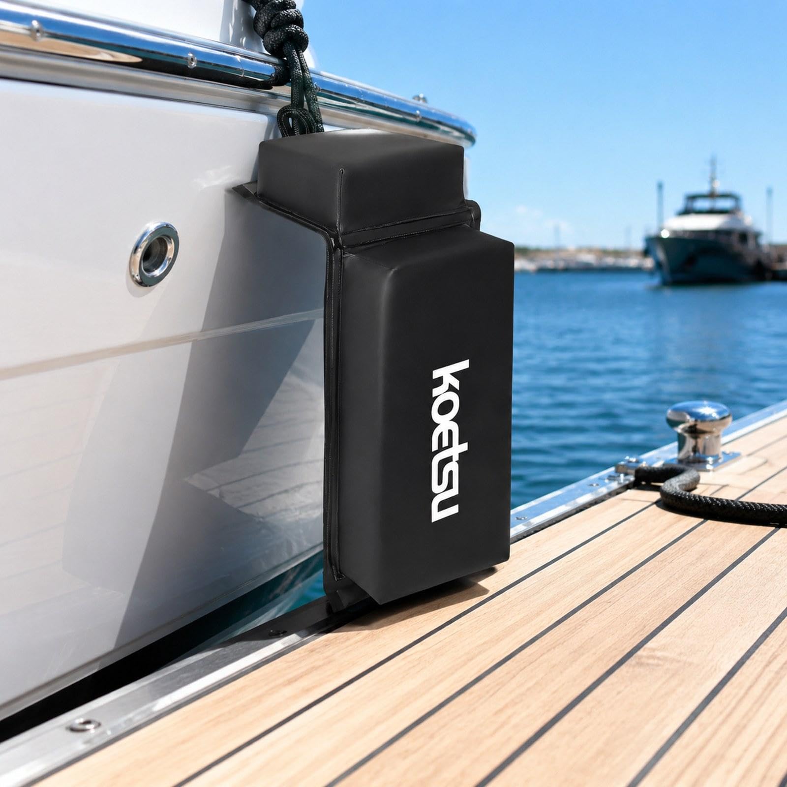 Protezione Barca Cuscino Paracolpi Marinaio Guardia Ponte Imbottitura Rete PVC Resistente agli Urti Fissaggio Pratico con Corda Lunga Adatta per Ormeg
