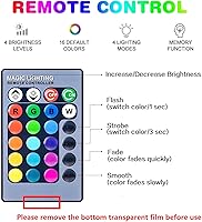 Vista 3 de Bombillas RGB que cambian de color, bombillas LED RGB de 9W, equivalentes a 40W, A19, E27/E26, blanco cálido 6500K, bombilla multicolor de 16