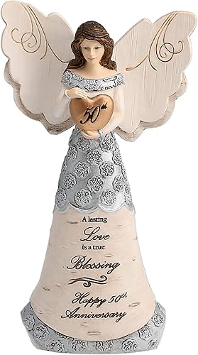 Pavilion Gift Company Elements Angels 82421 - Figura decorativa (plateada)