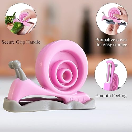 Miniatura 4 de Juego de cuchillos para niños, 4 piezas de cocina para niños, de acero inoxidable, cuchillos de chef con pelador, protector de dedos, guante