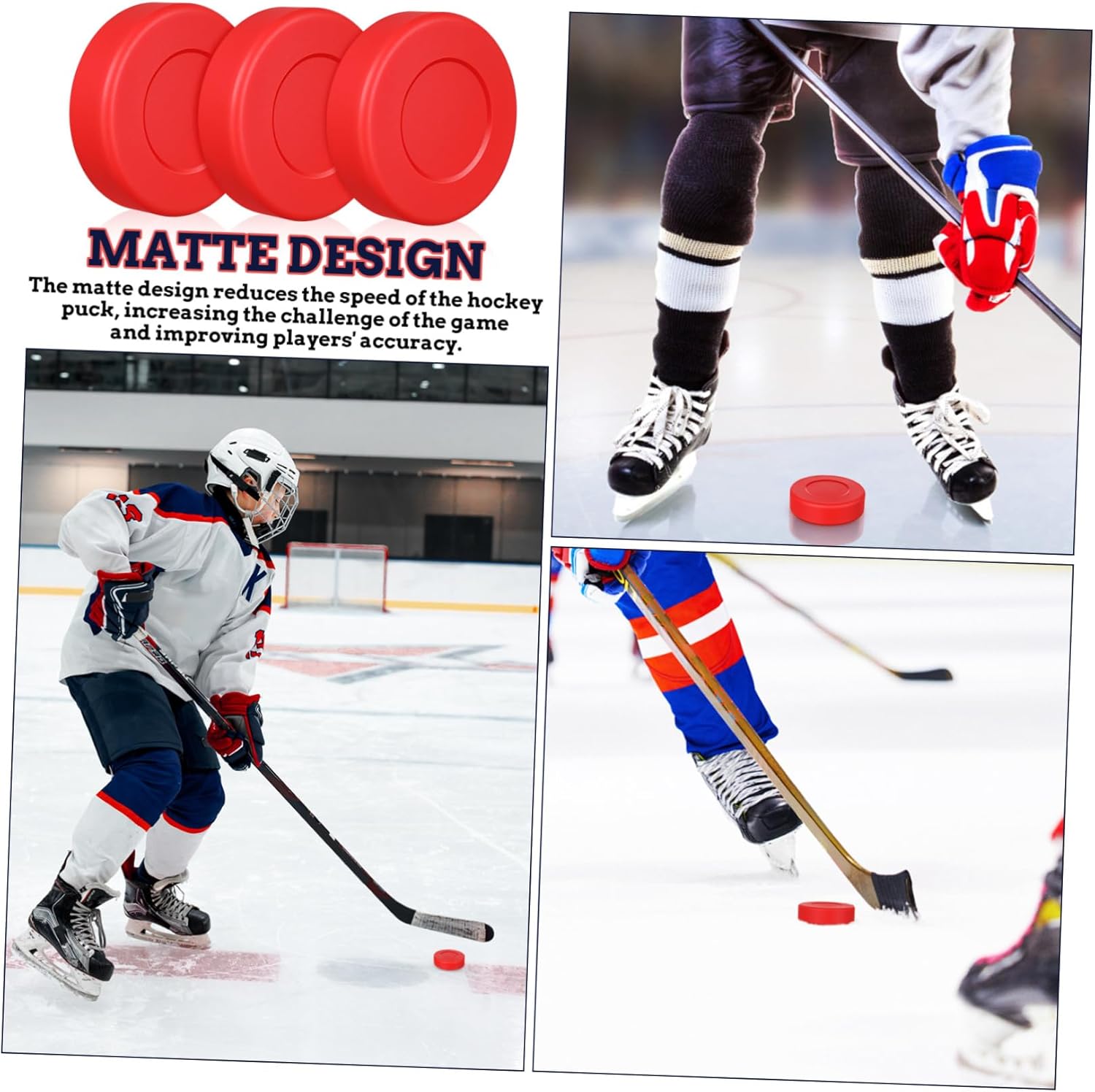 Dumb Puck Floor Hockey Pucks Hockey Practicing Puck Hockey Stick Puck Soft Hockey Pucks Practicing