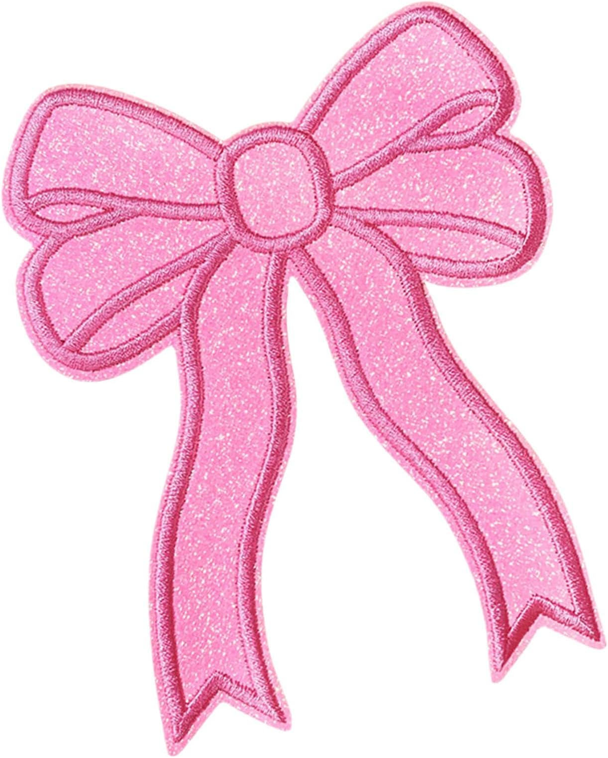 Iron On The Arcs - Iron On Bow Patch | Side Knot Embroidered Stickers, Cute , Decorative Accessories, Iron On Patches For T-shirts, Jeans, Backpacks, Family Clothes,