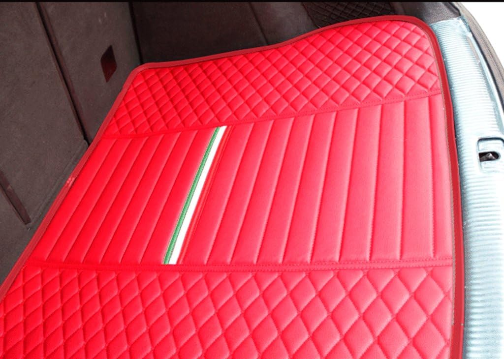 New Protective Trunk Mat 1PC for VOLKSWAGEN Touareg 2011-2018 (Touareg 2015-2018, Red)