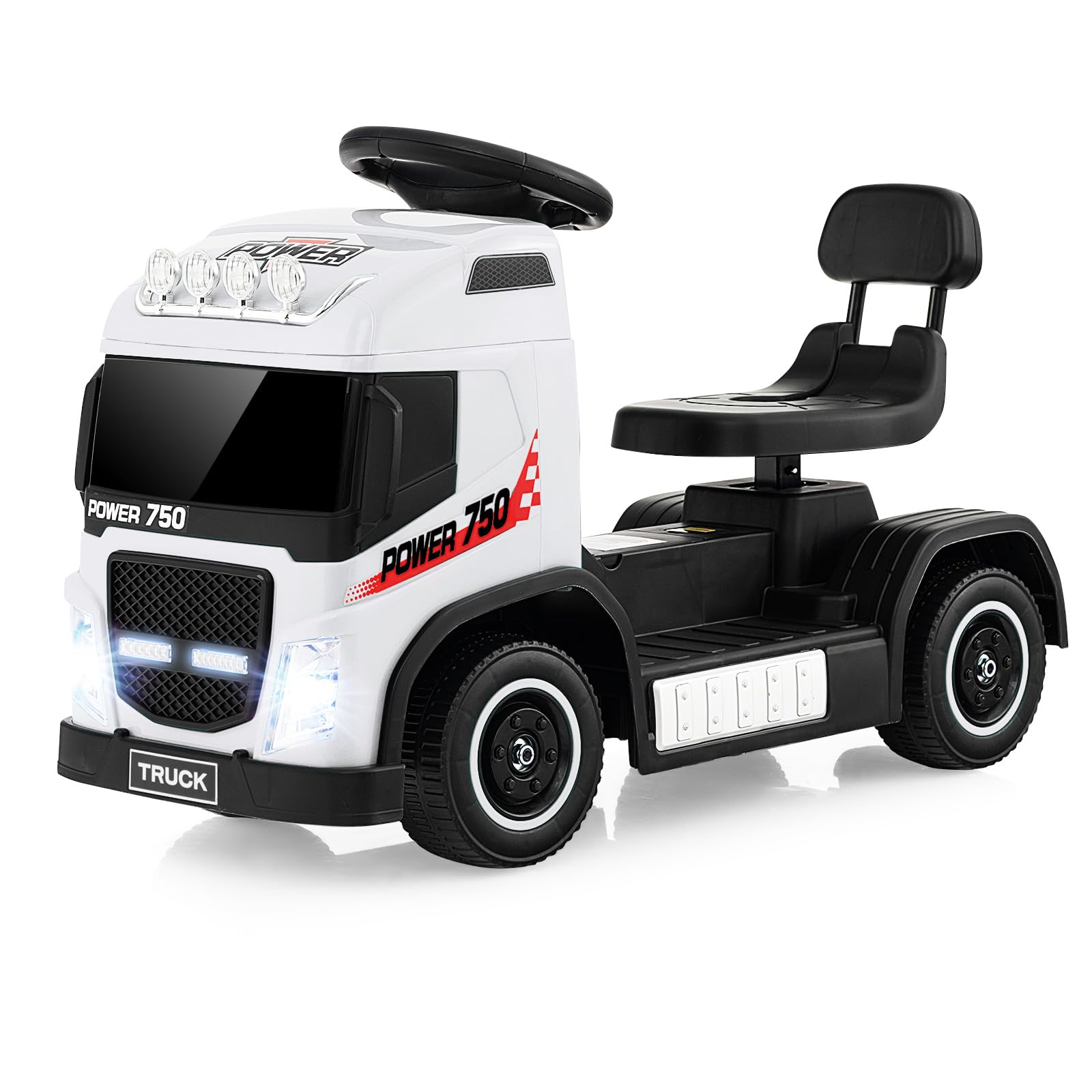 GOPLUS 6V Kinder Elektrofahrzeug in Tierform, Kuscheltier auf Rollen mit Griffen, Pedal & Musik, Plüschtier zum Reiten für Kinder ab 3 Jahren, Aufsitzspielzeug bis 25 kg belastbar (Einhorn GOPLUS 6V Kinder Elektrofahrzeug in Tierform, Kuscheltier auf Rollen mit Griffen, Pedal & Musik, Plüschtier zum Reiten für Kinder ab 3 Jahren, Aufsitzspielzeug bis 25 kg belastbar (Einhorn
