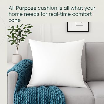 LANE LINEN 12x20 Pillow Insert - Pack of 2 White Decorative Pillows for Sofa Bed, Fluffy Pillow Inserts for Cushion Covers, Bed, Couch Pillows for Living Room