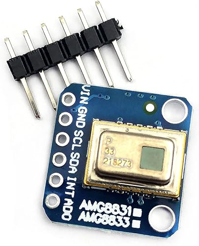Miniatura 2 de DEVMO AMG8833 88 IR Sensor de cámara térmica Breakout Imager Array Módulo de sensor de temperatura Grid-Eye 8x8 Módulo de cámara infrarroja Placa de