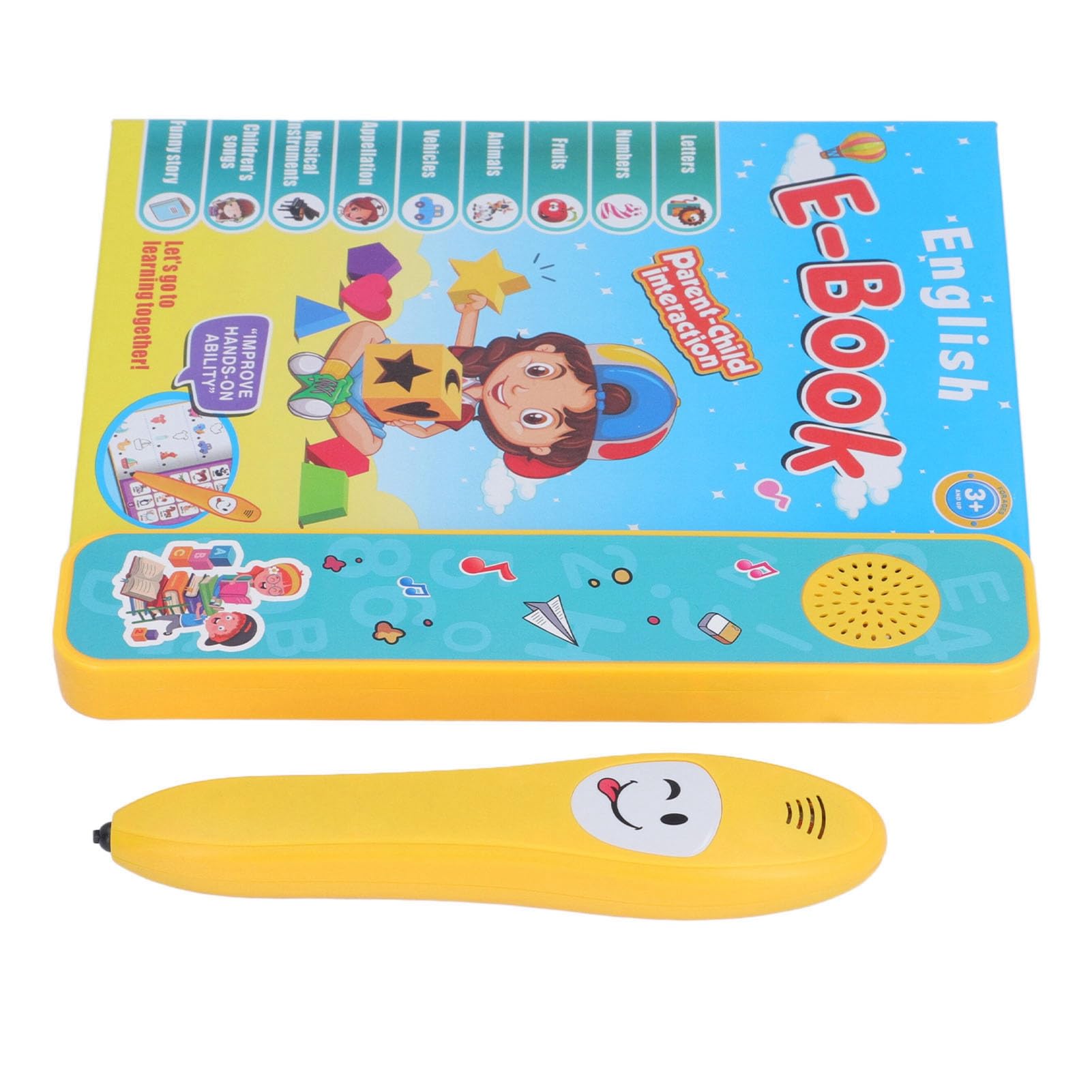 Electronic Learning Book, Sound Learning Smart Talking Book Interactive Learning Talking Book for Vocabulary Speech Learning