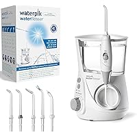 Waterpik Idropulsore Dentale Ultra Professional con 6 Testine e Sistema Avanzato di