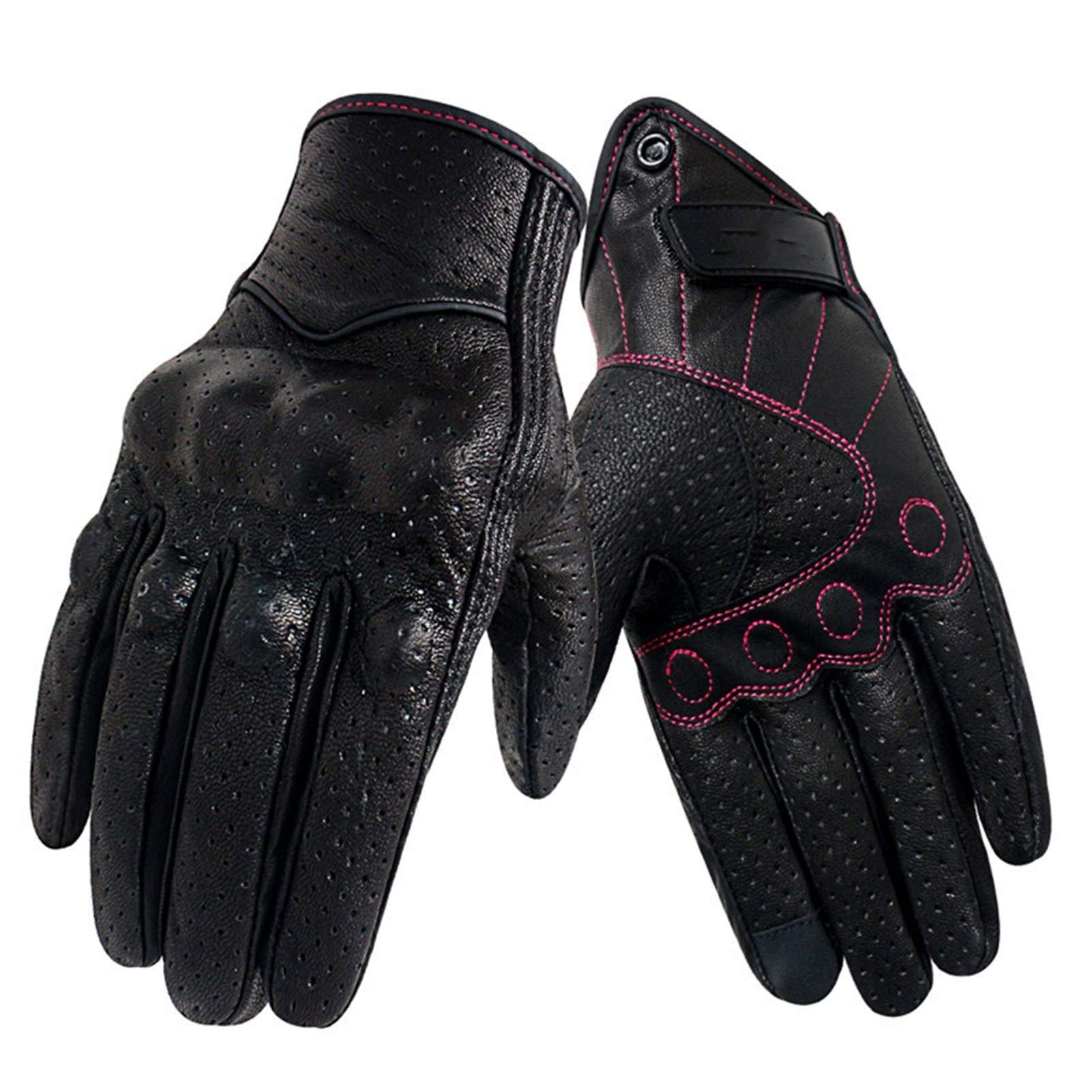 Guantes de ciclismo para motocicleta, guantes de cuero para pantalla táctil, guantes de motor de verano, guantes de ciclismo para motocross, guantes de bicicleta