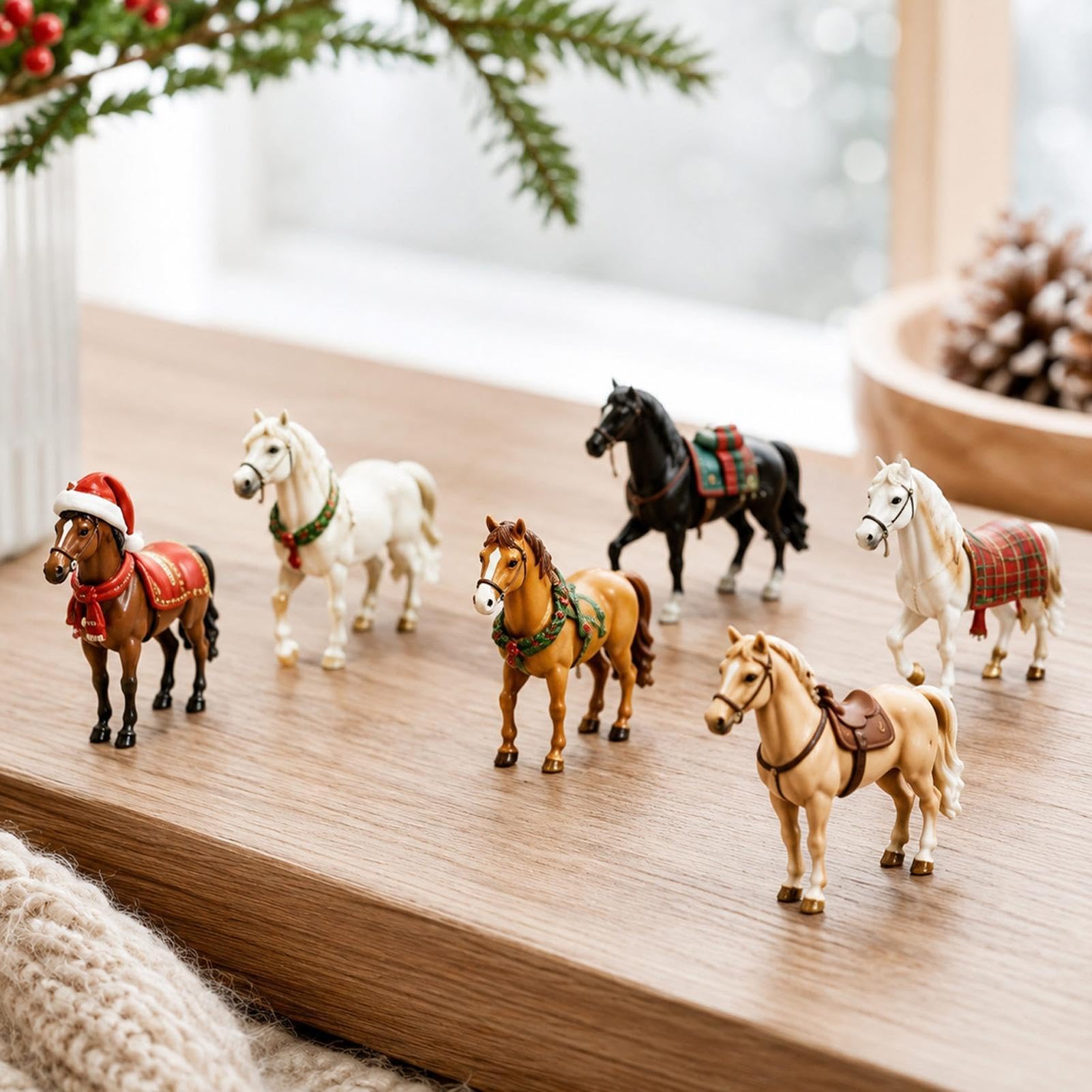 Calendario Countdown Di Natale Figure Animali Collezionabili A Forma Di