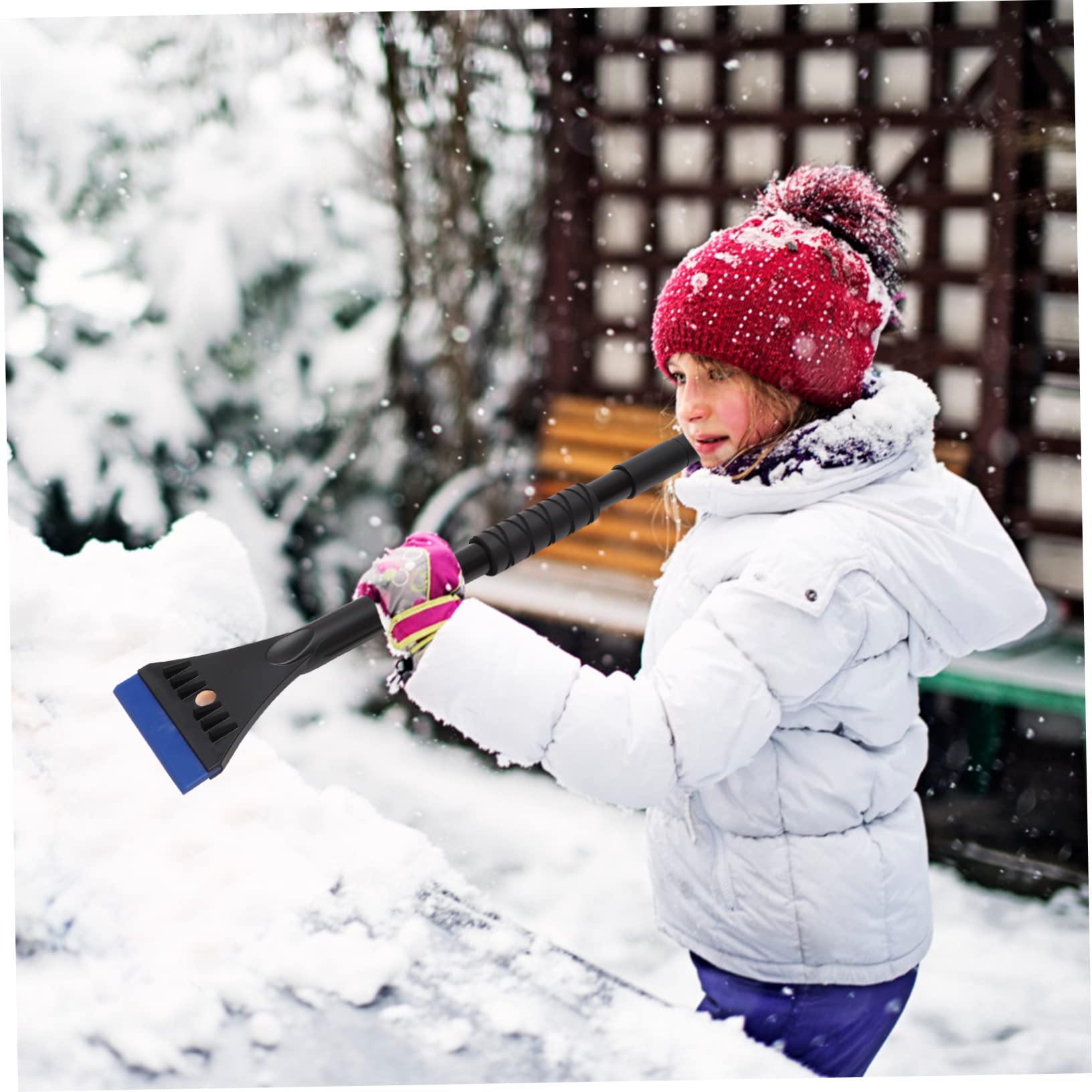 Raspador de Nieve para Coche 1 Juego de Aleación de Aluminio