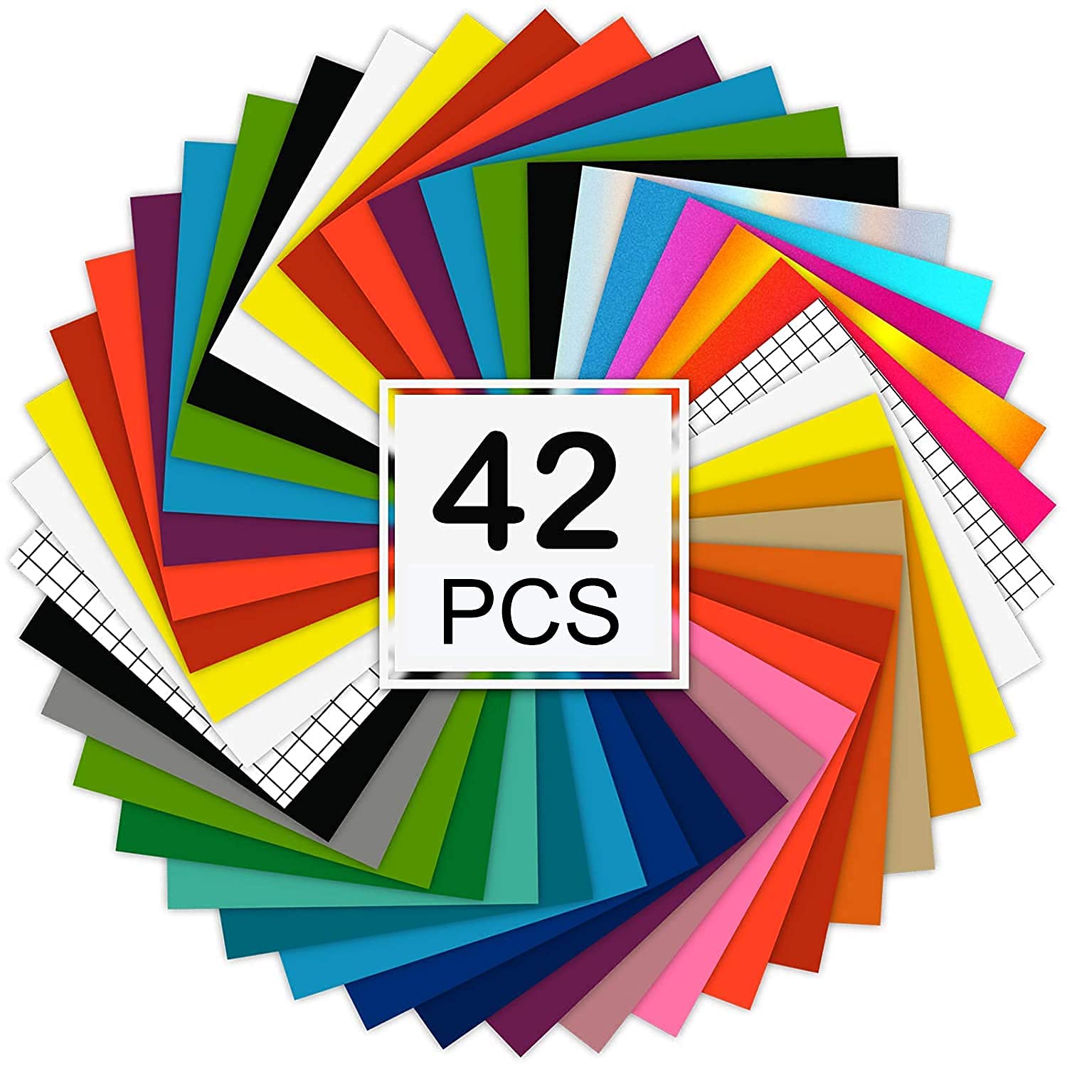 Buy HomeMall Permanent Self Adhesive Vinyl Sheets, 40 Pack 12" x 12