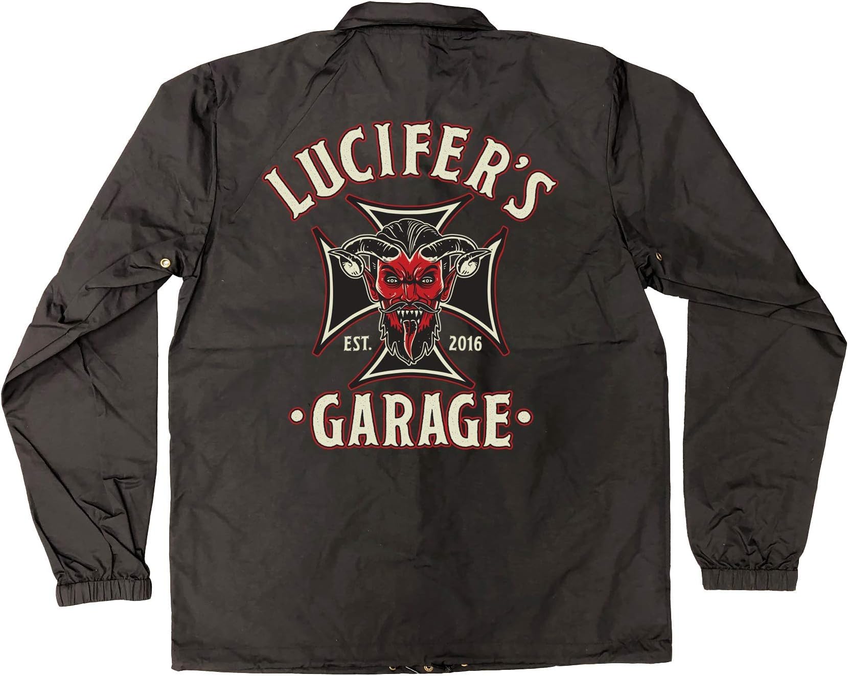 Lucifer's Garage Lucifer Iron Cross Windbreaker