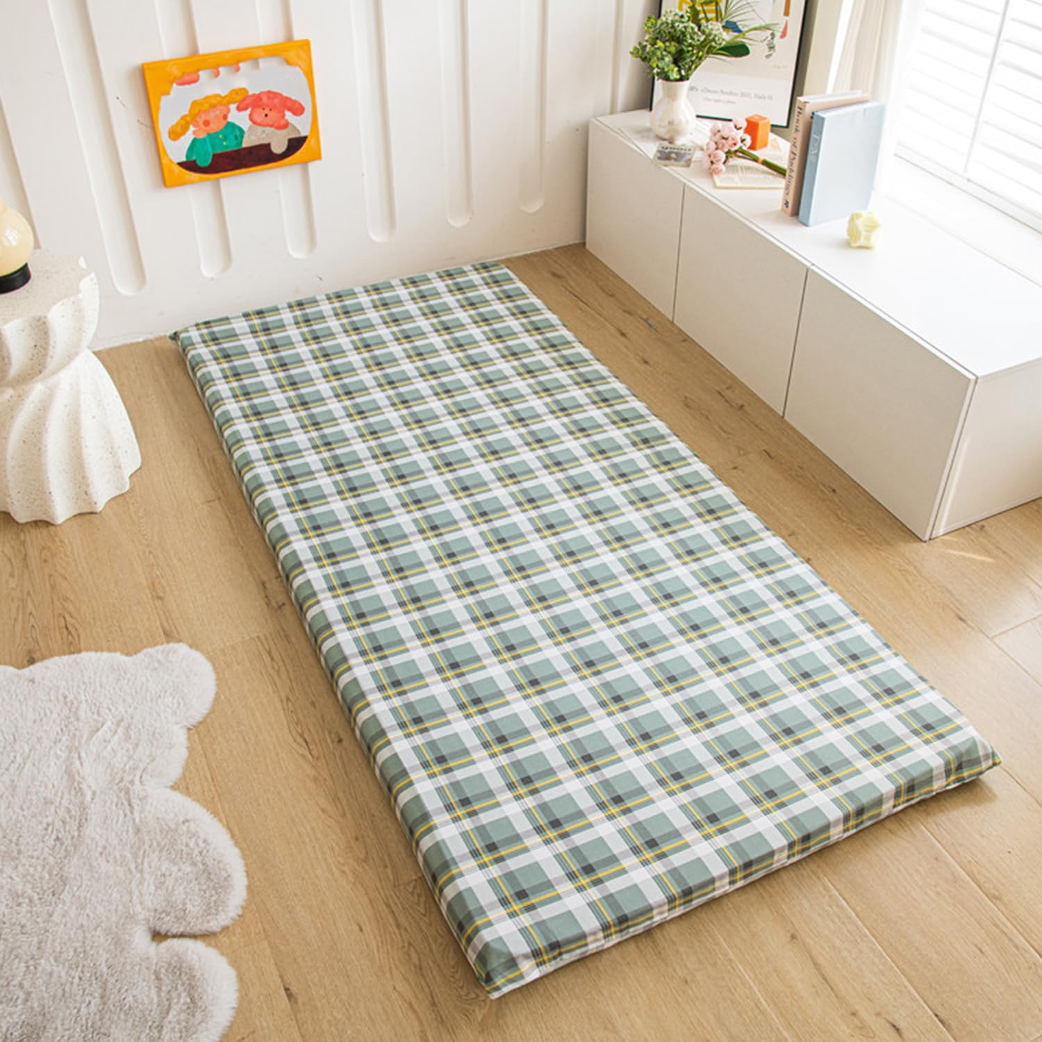 LDLCYCN ,I,180x200cm, Futon Mattress Cover Zipper Japanese Floor Mattress Cover Tatami Mat Cover