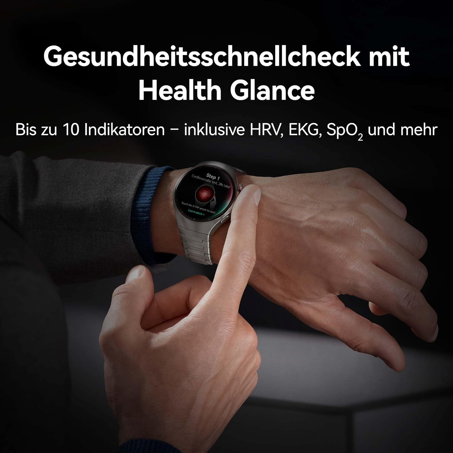 HUAWEI Watch 5 Smartwatch+Sound Joy 2, Health Glance, 5ATM Wasserdicht, GPS, SpO2 an der Fingerspitze, Kompatibel mit Android™ & iOS, Saphirglas, 30 Monate Garantie, 46mm, Silber - Image 3