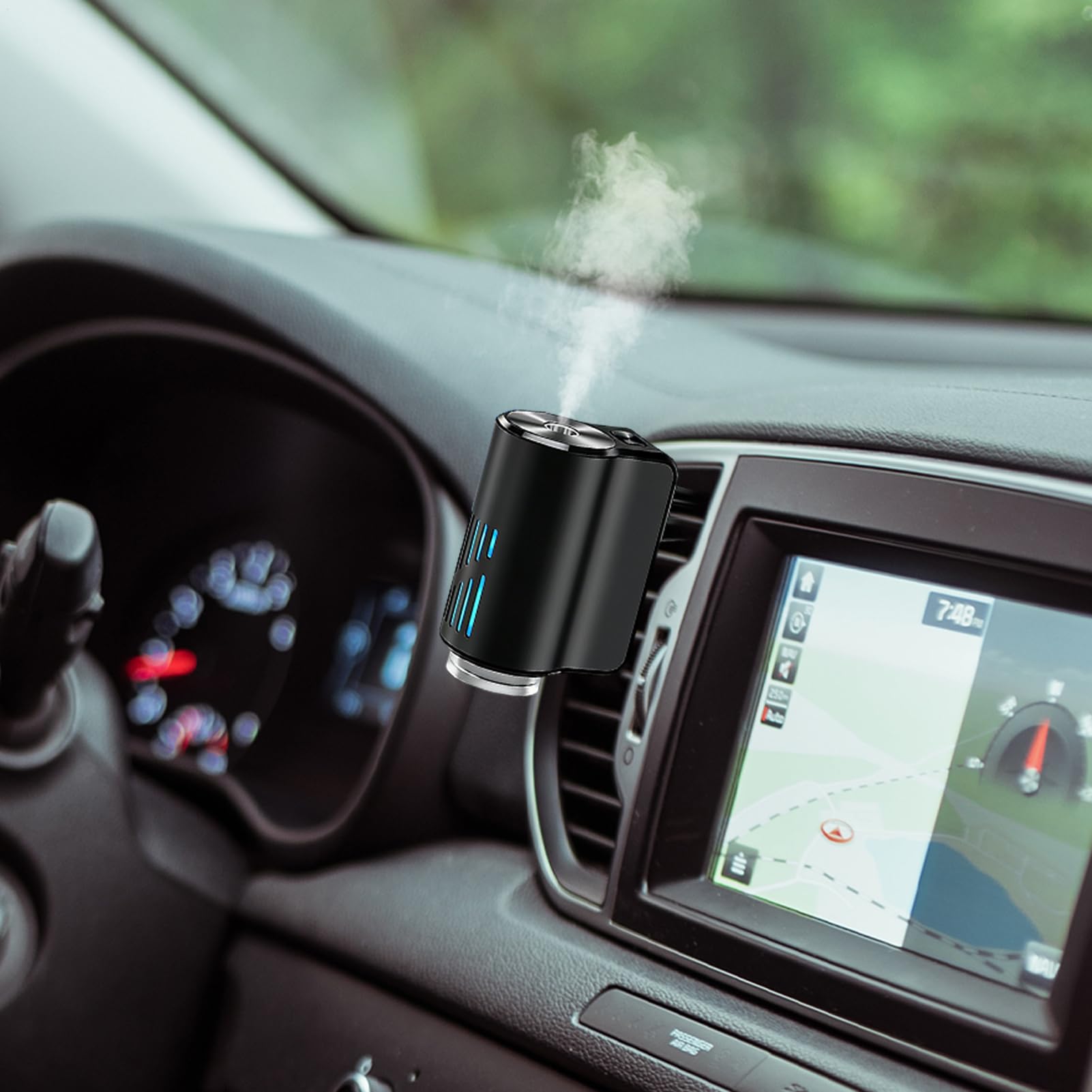 Diffusore Per Auto Clip Da Ventilazione Aromaterapia per Auto | Profumatore Auto per Camion, RV, SUV, Berline, Viaggi Stradali, Pendolarismo, Lunghe Guide, Autisti, Gestori Flotte