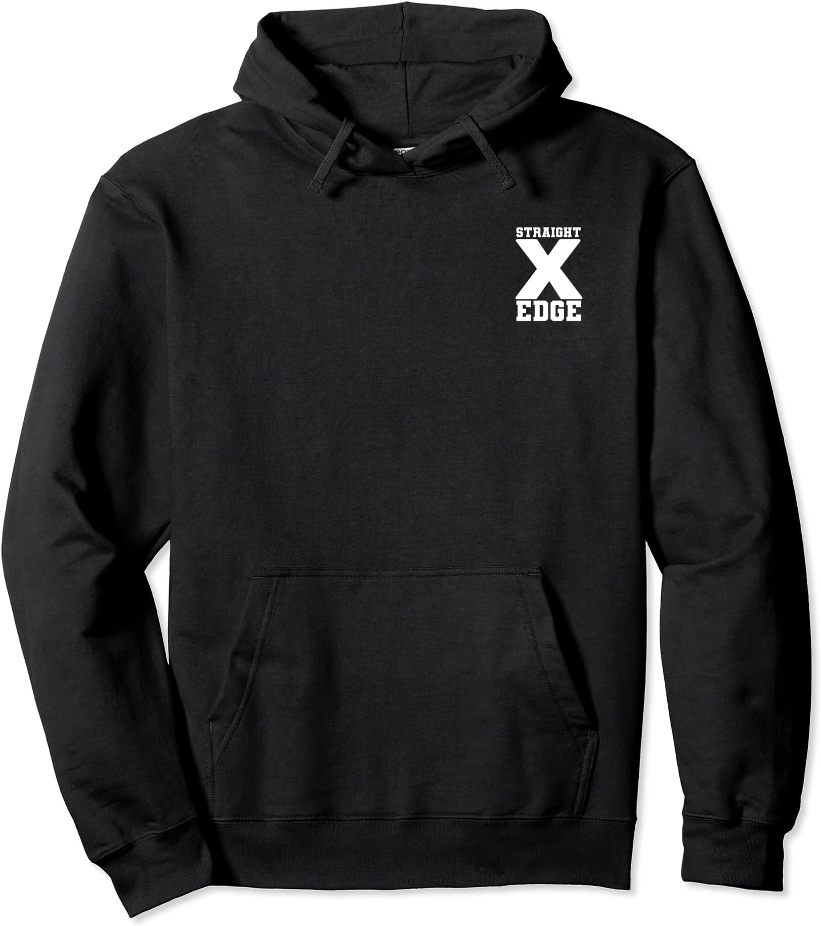 Straight Edge Hardcore Punk sXe XXX Vegan DesignsStraight Edge decent X Hardcore Punk HC XXX Vegan sXe Design Pullover Hoodie