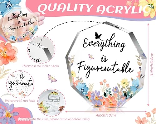 Miniatura 2 de Regalo para amigas, regalos de amistad para mujeres, amigas, regalos de cumpleaños para mujeres, regalo de animación, recuerdo de corazón acrílico y