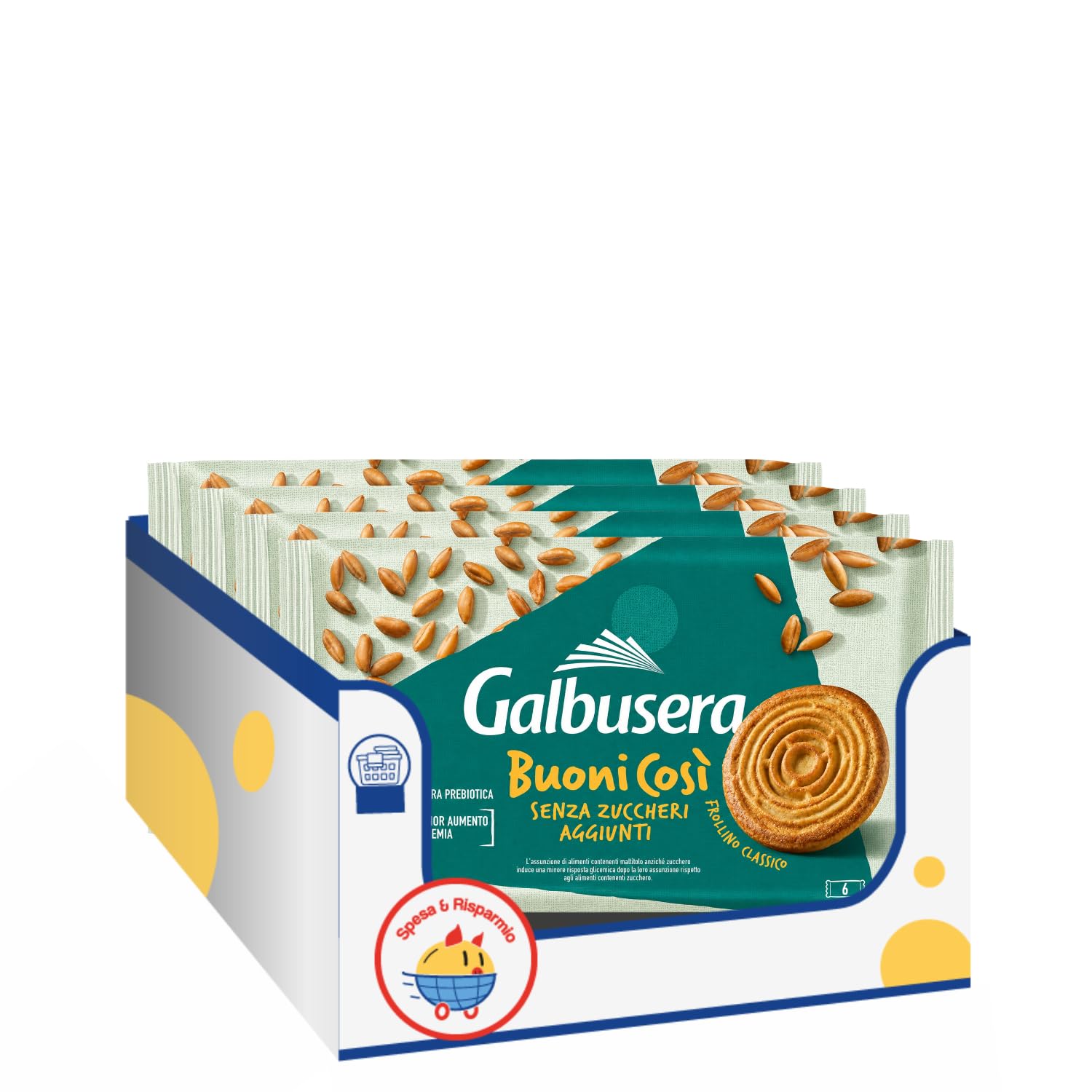 Item Name: Biscotti Senza Zuccheri Aggiunti 330g Frollini Integrali con Fibra Prebiotica Ideali per Colazione e Dieta Variazioni 4/8/12 Confezioni (12 PEZZI)