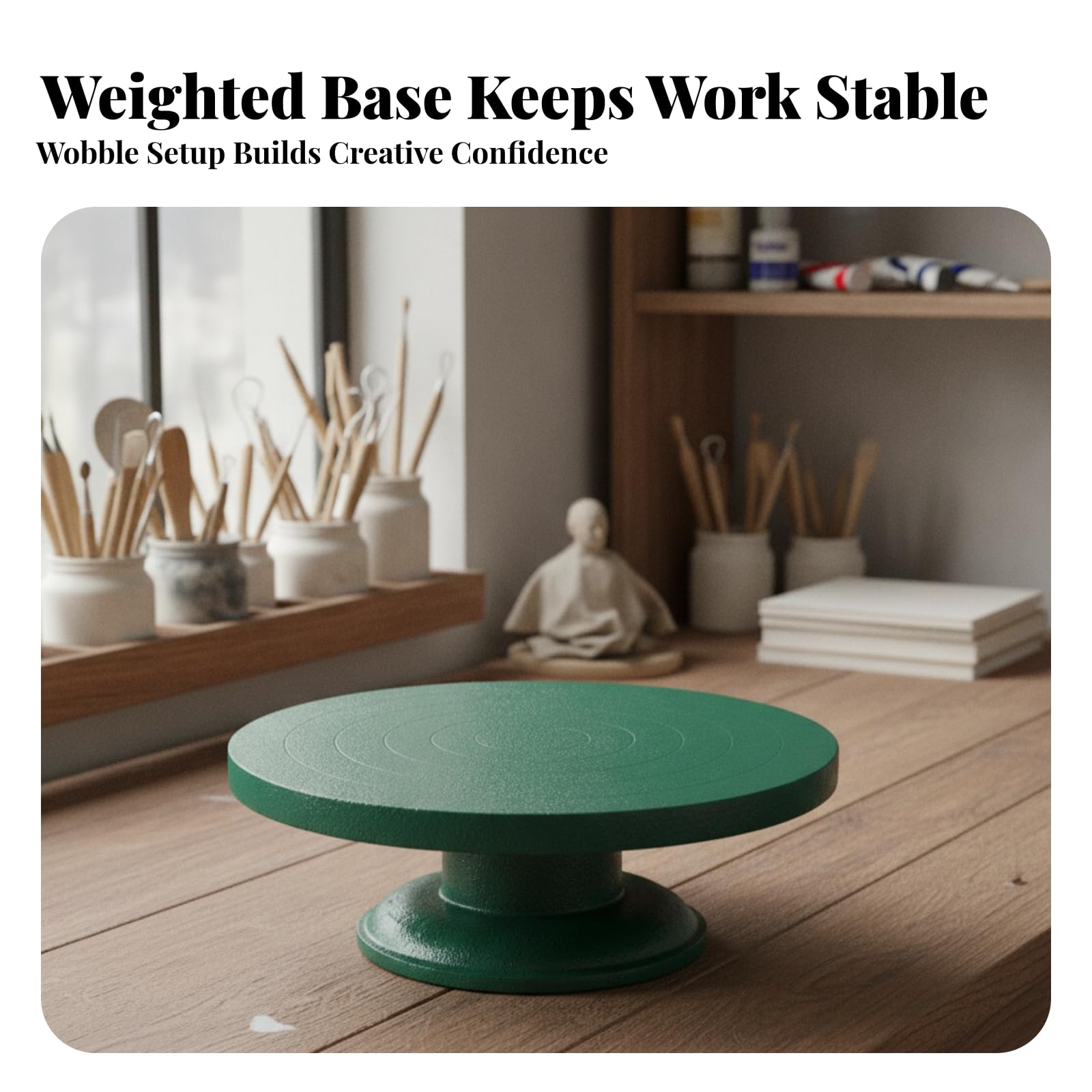 Plateau Rotatif Sculpture, 15 Cm