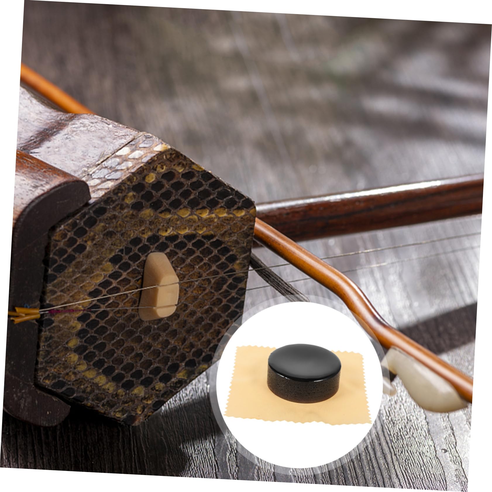 ifundom Violin Low Powder for Violin Bow Erhu Viola Cello Maintenance Supplies