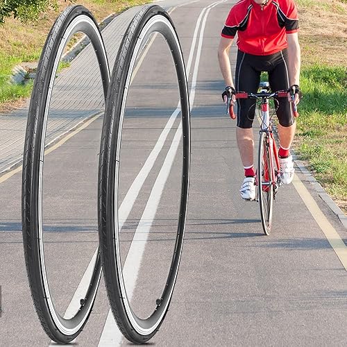 Miniatura 7 de Paquete de 2 neumáticos de bicicleta 700x23C plegables para bicicleta de carretera