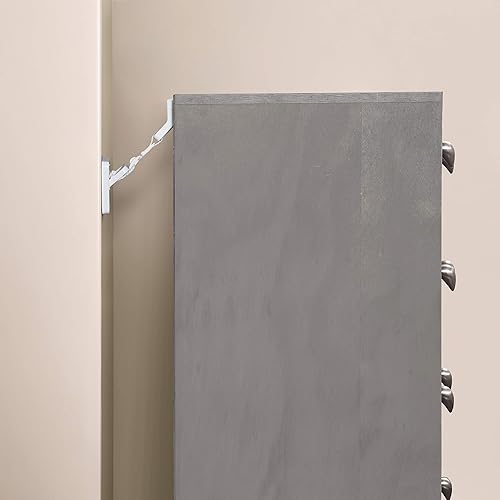 Miniatura 2 de Dreambaby Anclajes para muebles con bisagras, color blanco