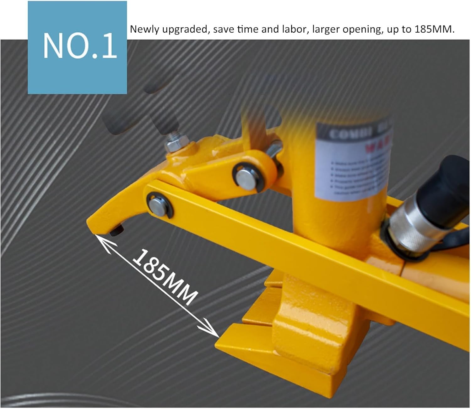 Air Hydraulic Tire Bead Breaker, Tire Bead Breaker Tool Kit,with Foot Pump/Air Hose, for Tractor Trucks, Lawn Mower