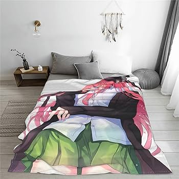 Amazon｜毛布 五等分の花嫁 中野二乃 かわいい ブランケット 60