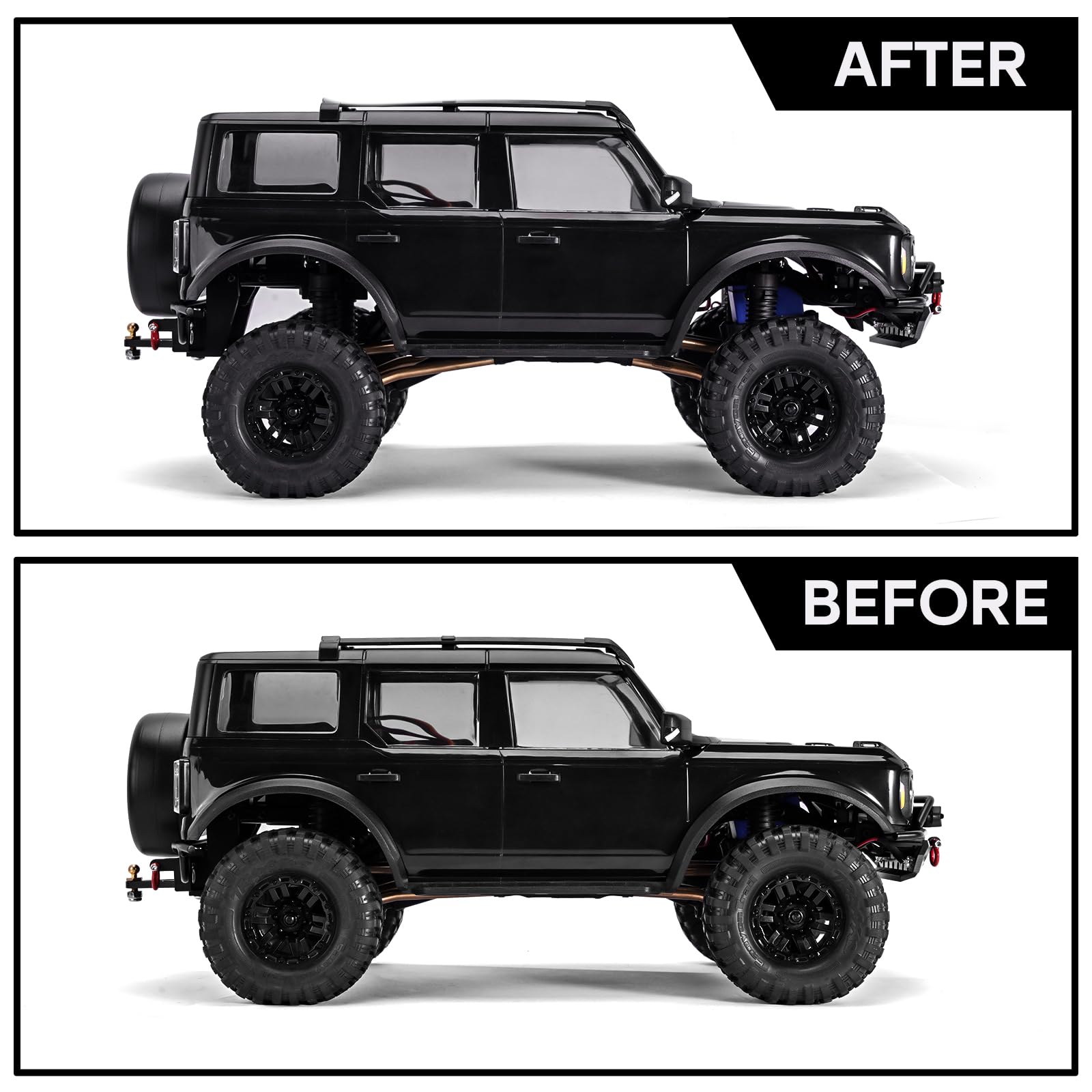 Amazon.com: INJORA Shock Mounts Height Lift Kit for 1/18 TRX4M