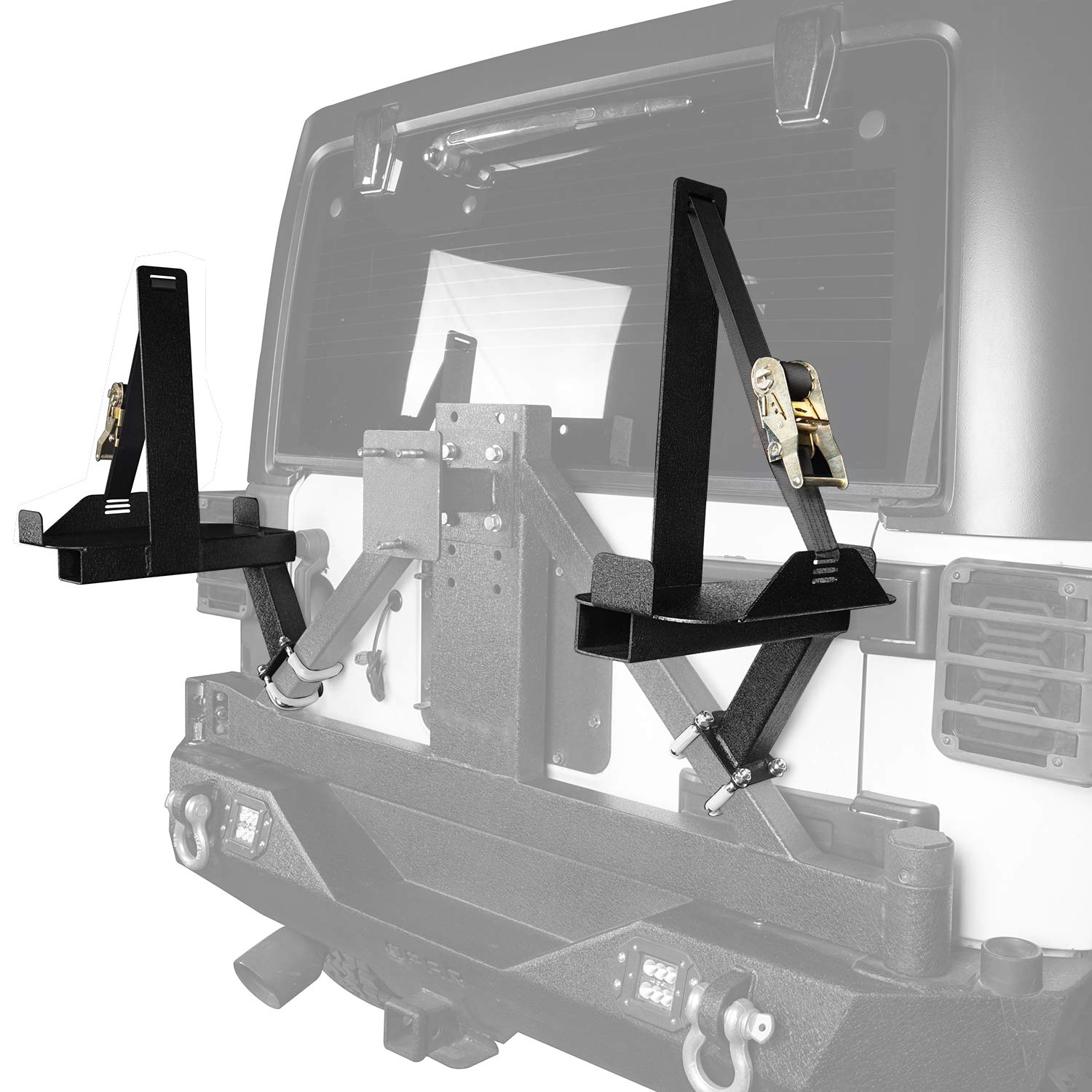 Amazon.co.jp: u-Box スペアタイヤジェリー缶マウント 5.3ガロン Jeep