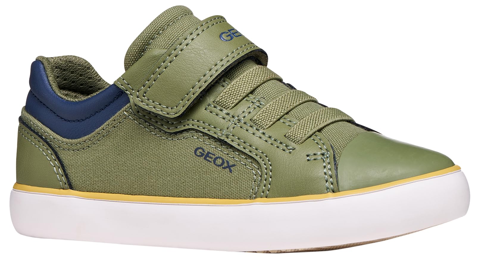 Geox J GISLI Boy A Trainers, LT Green/Navy, 36 EU
