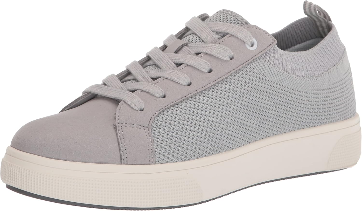 Propét Mens Kenna Sneaker, Lt Grey, 6 Wide US