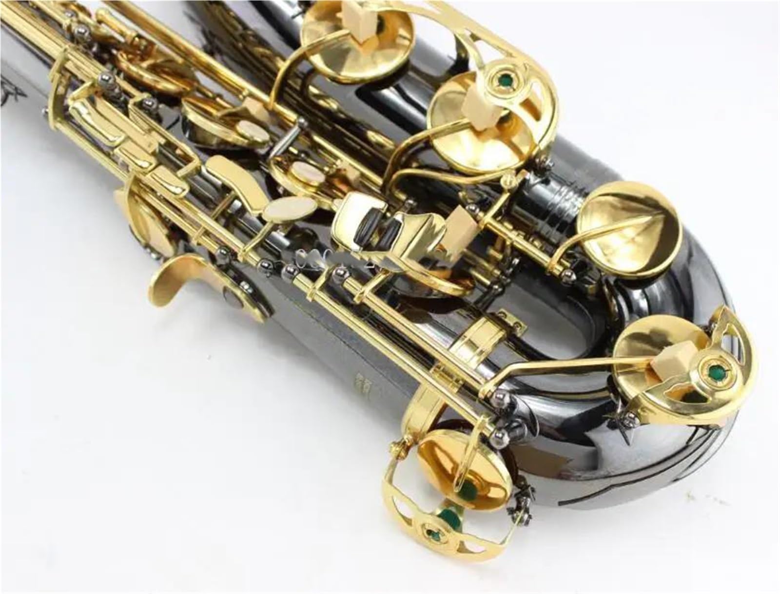 Saksofon Profesjonalny Saksofon Bb Tenor Black Nickel Instrument B Klucz Z Futerałem I Ustnikiem Akcesoria