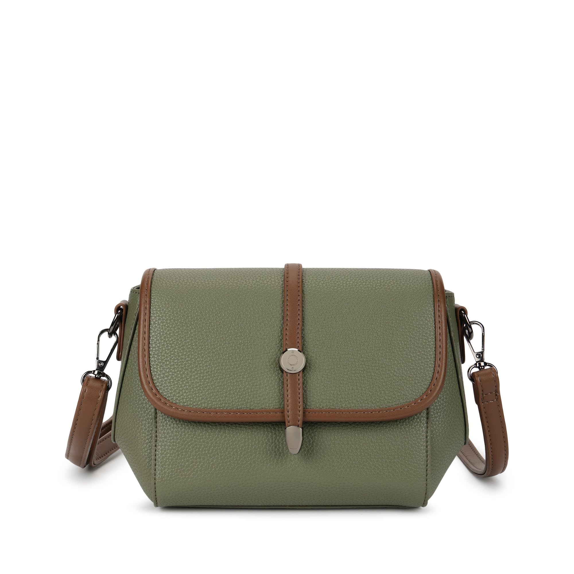 Orbit Flap Sling | Faux-Leather Women’s Sling Bag | Spacious Compartment & Detachable Strap for Daily Use-image-40