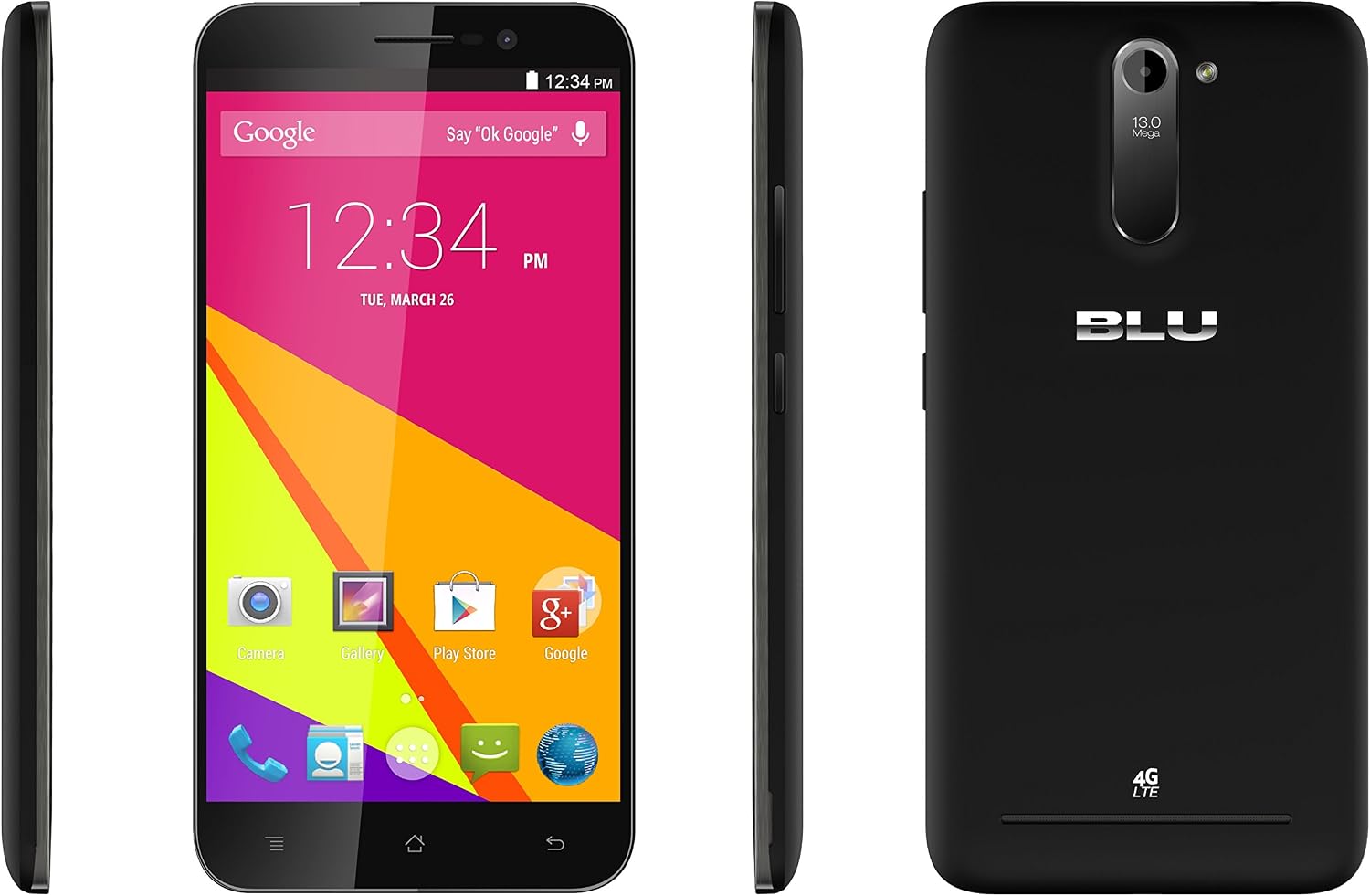 BLU Studio 6.0 Unlocked Cellphone, Black