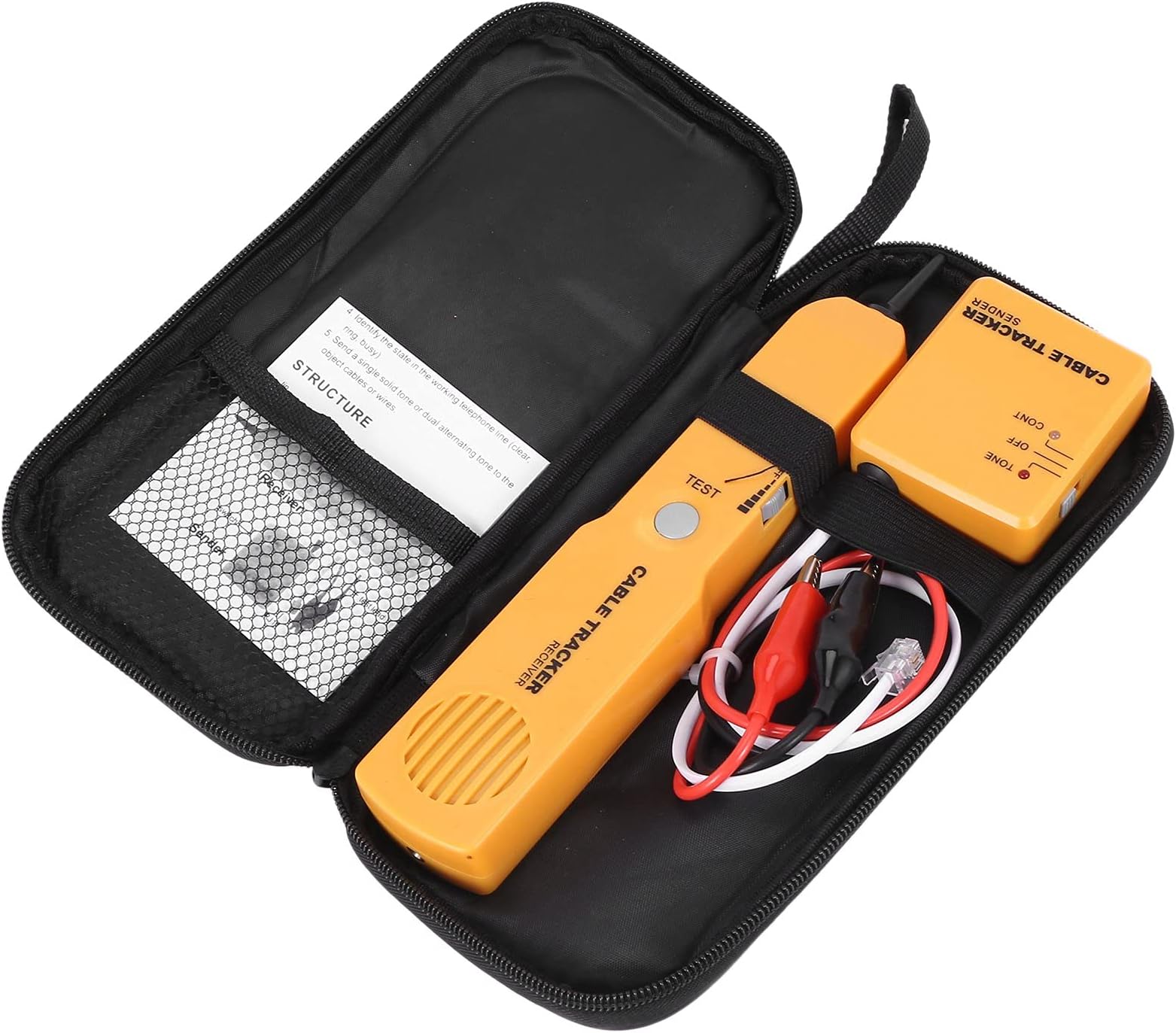 Cable Finder Tone Generator Probe Tracker Wire Network Tester Tracer