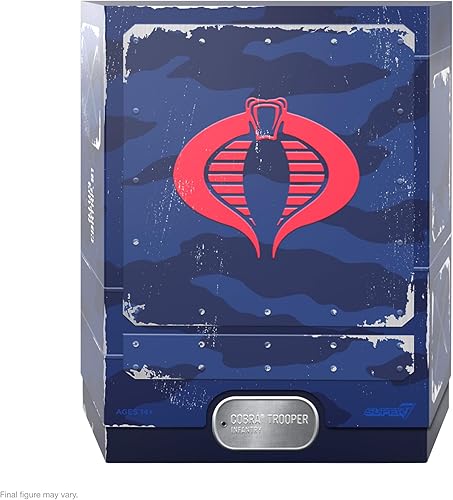 Miniatura 3 de Super7 ULTIMATES! G.I. Joe Cobra Trooper - Figura de acción de G.I. Joe de 7 pulgadas con accesorios, coleccionables clásicos de dibujos animados y