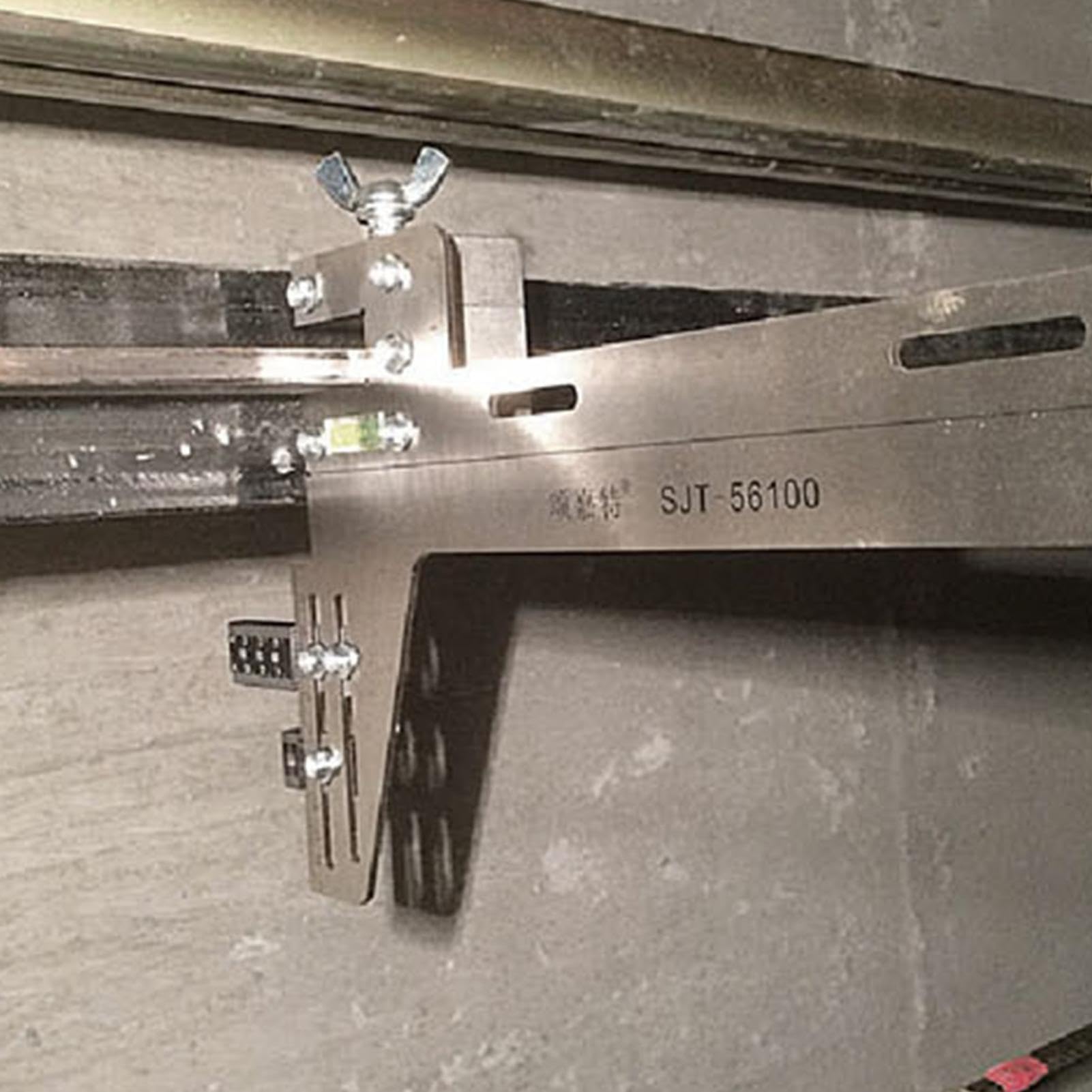 Medidor De Elevador Lineal: Herramienta De Posicionamiento De Vía Única, Regla De Calibración De Elevación De Acero Inoxidable, Riel De Precisión, Instrumento Industrial | Solución De Alineación