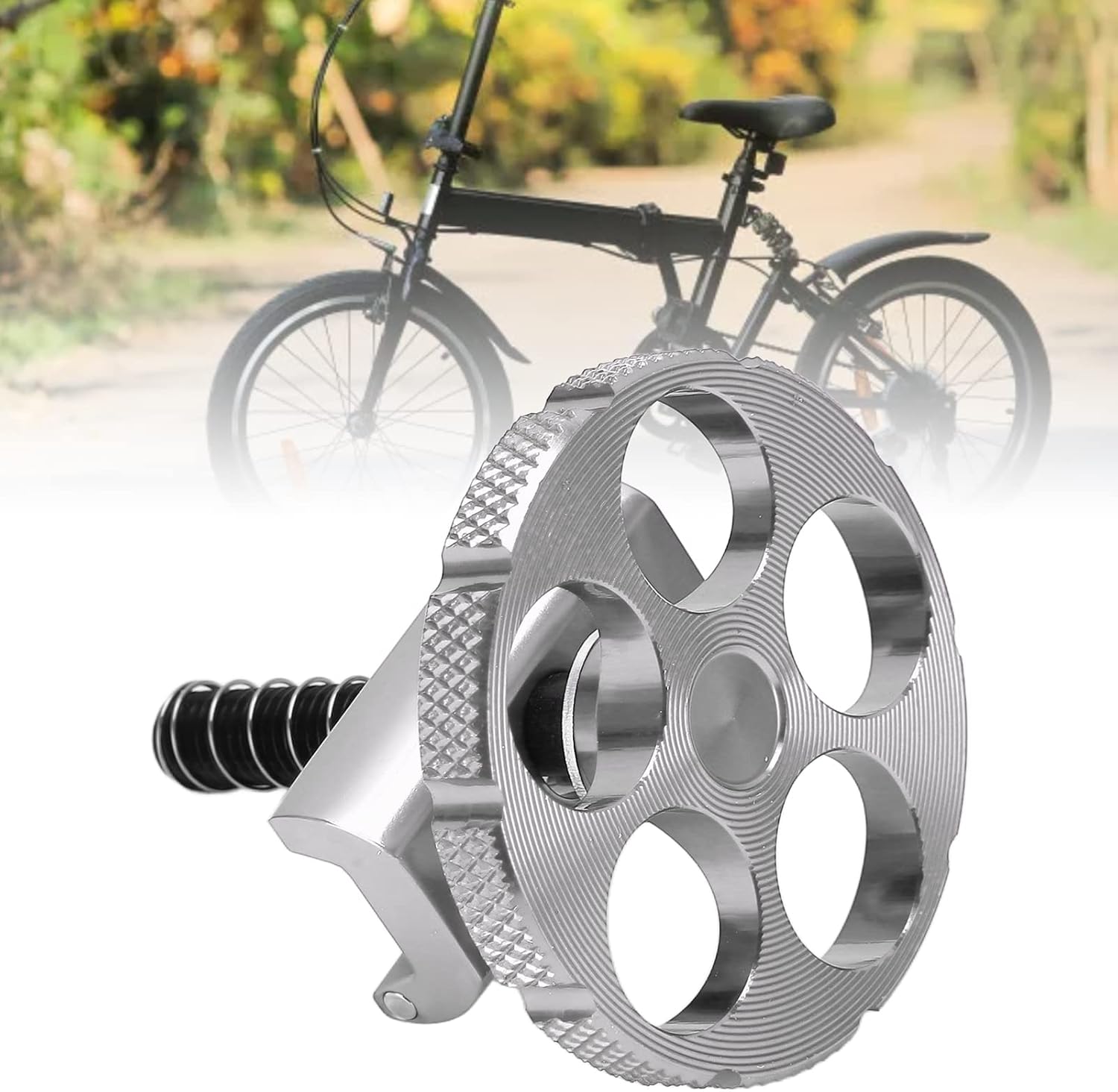 Hebilla en C para bicicleta plegable de aluminio miniatura 1