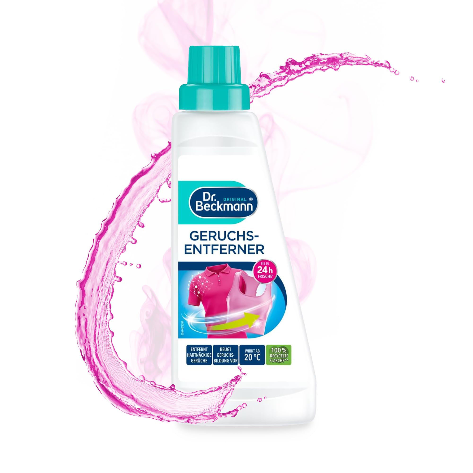 Dr. Beckmann Geruchsentferner | entfernt hartnäckige Gerüche fasertief | aktiviert Frische | mit angenehmen Duft | 1x 500 ml