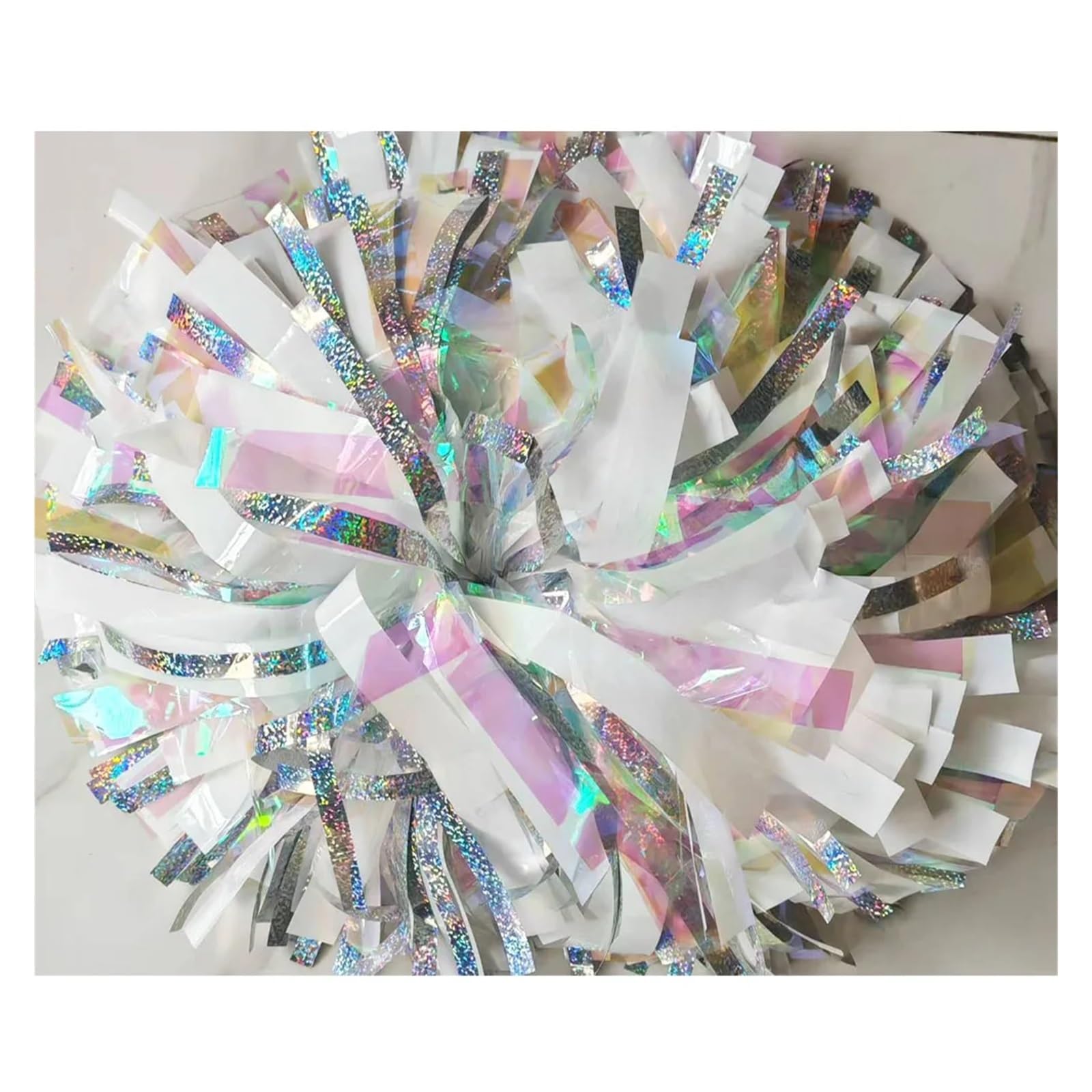 Cheerleading Poms for Sports Festival Performances(Color 18,8 Inch)