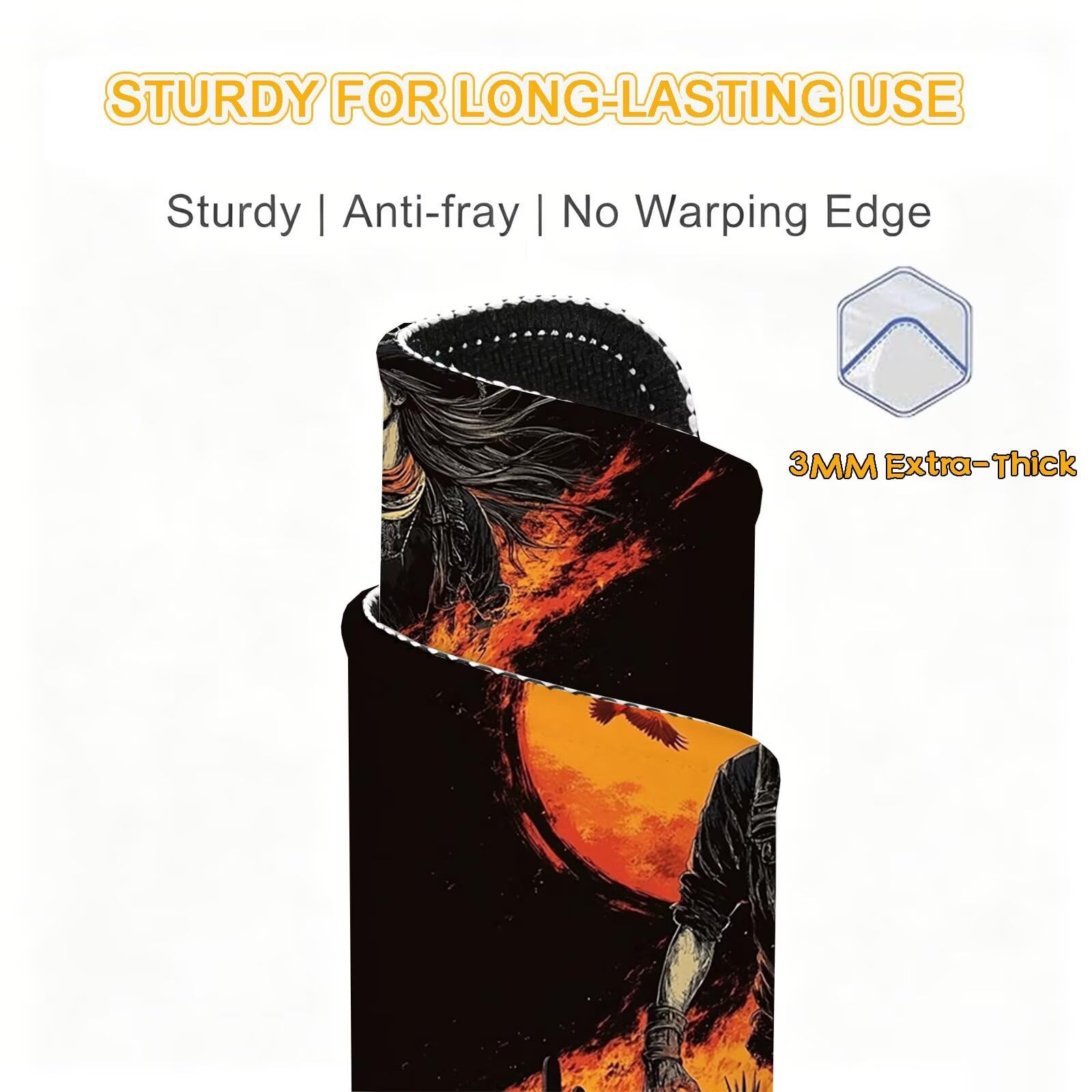 Tapis de Souris, Tapis de Souris Gaming 900 x 450 mm Couleur Orange 0-z103