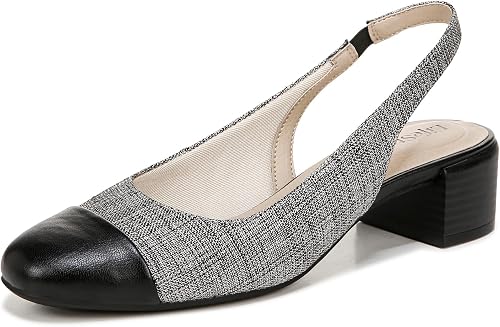 LifeStride Womens Becoming Pumps Black/Tweed Multi 9 M
