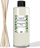 Vista 61 de Urban Naturals Recambio de difusor de varillas de aceite de eucalipto y salvia y varillas Eucalipto, salvia, menta, lima y madera de cedro, 4