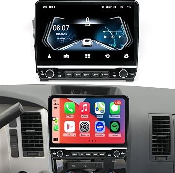 for Toyota Tundra Radio Upgrade 2009 2010 2011 2012 2013,Sequoia 2008-2018,QLED Touch Screen Stereo Replacement,Carplay and Android Auto,Free Camera