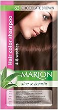 Marion Hair Color Shampoo in Sachet Lasting 4-8 Washes - 63 – Chocolate Brown